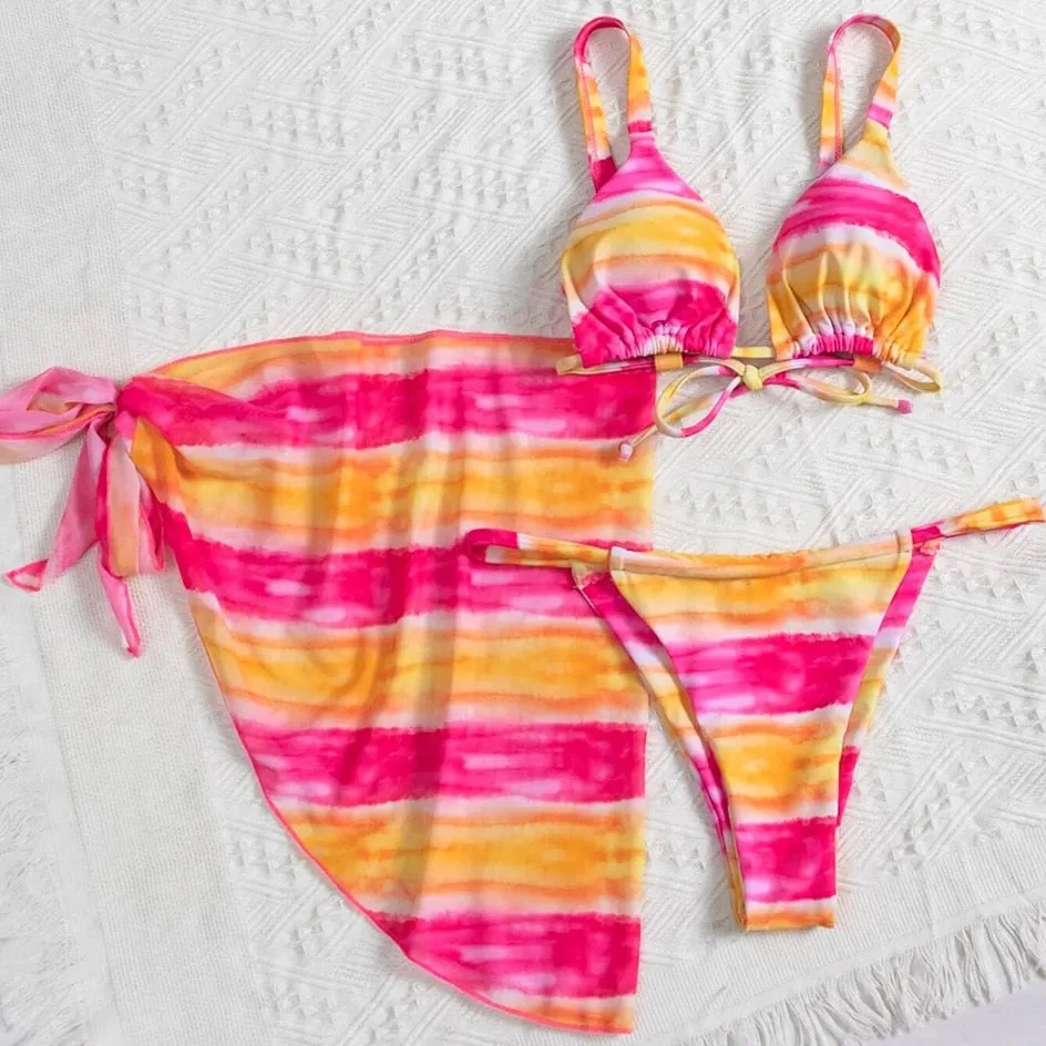 3-Piece Bikini Set