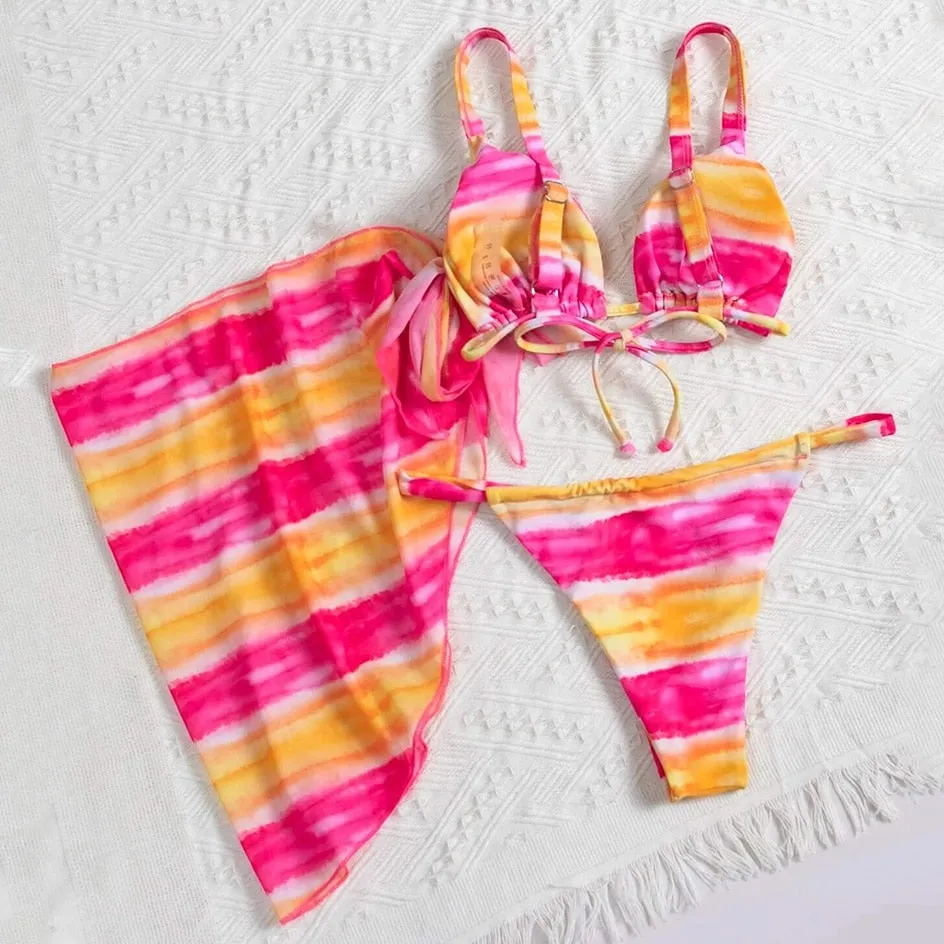 3-Piece Bikini Set