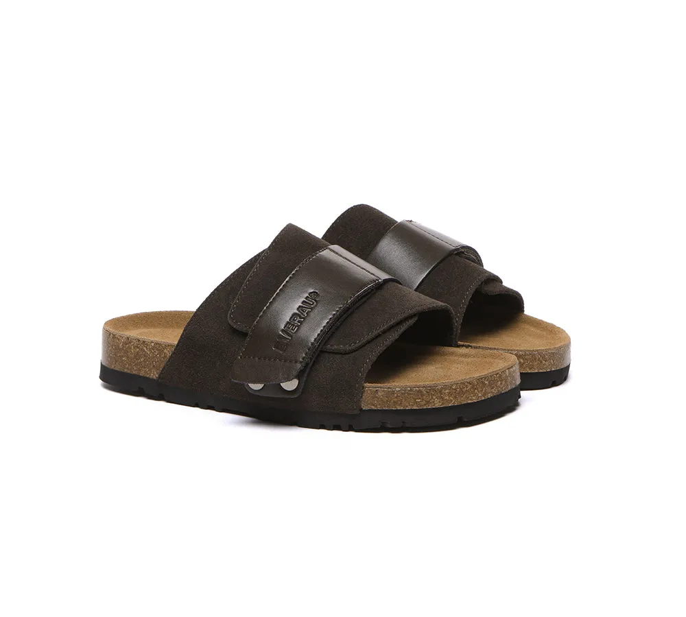 Adjustable Strap Embossed Slip-on Summer Sandal Slides Terrain