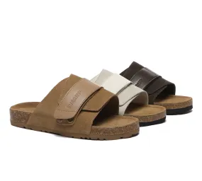 Adjustable Strap Embossed Slip-on Summer Sandal Slides Terrain