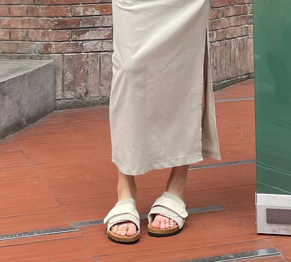 Adjustable Strap Embossed Slip-on Summer Sandal Slides Terrain