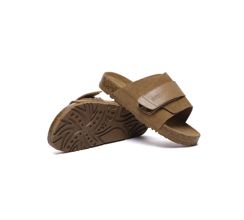 Adjustable Strap Embossed Slip-on Summer Sandal Slides Terrain