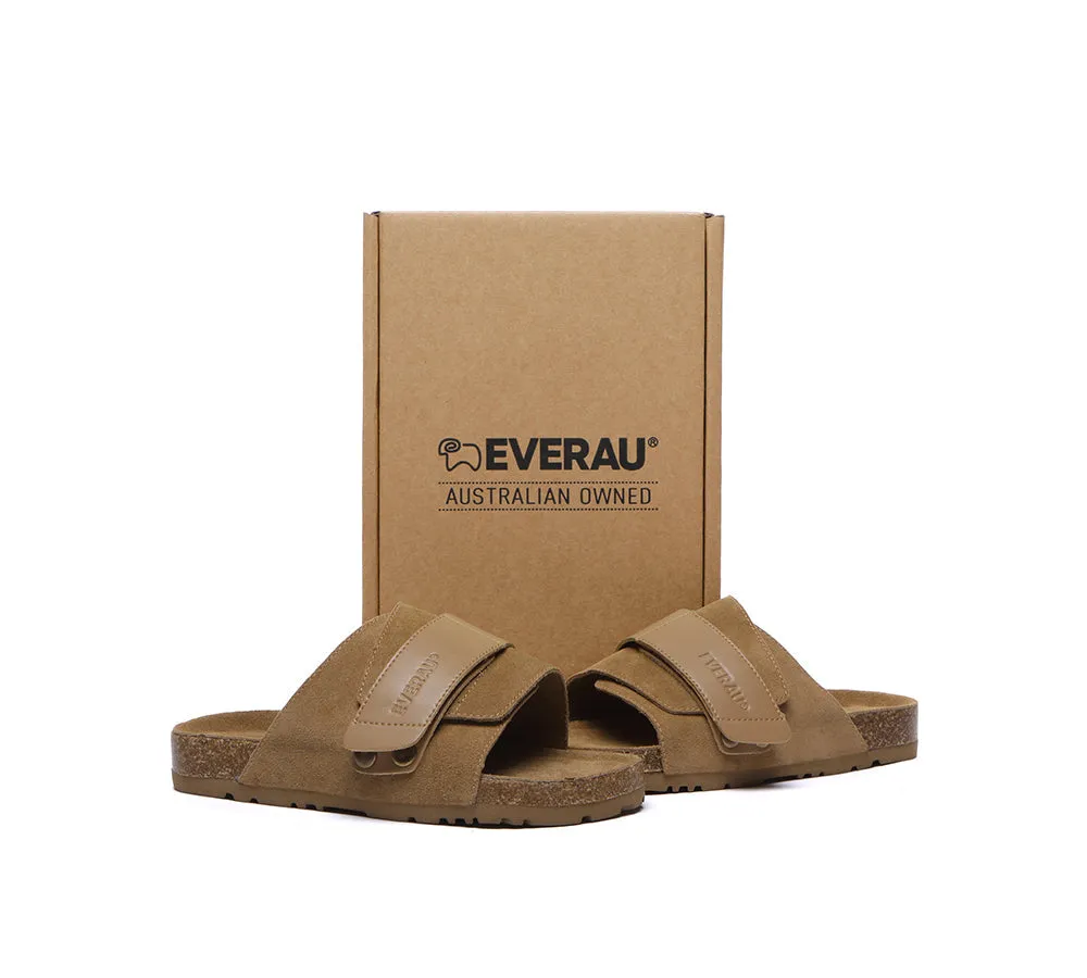 Adjustable Strap Embossed Slip-on Summer Sandal Slides Terrain