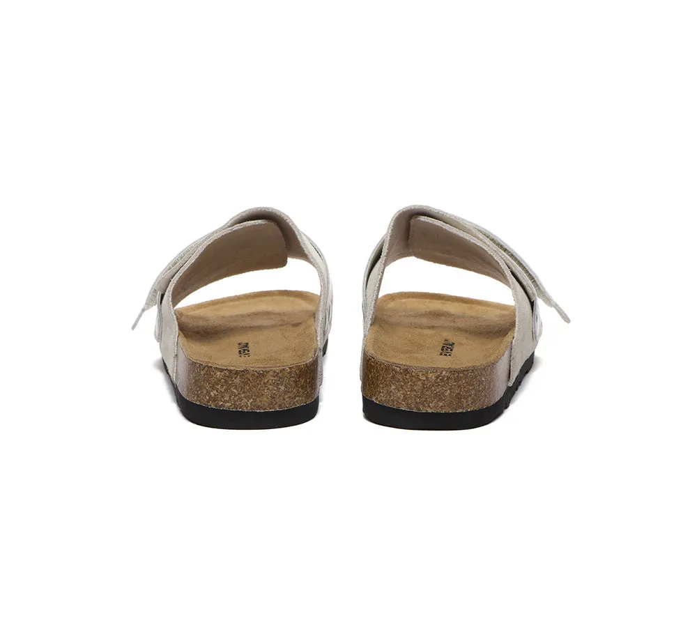 Adjustable Strap Embossed Slip-on Summer Sandal Slides Terrain