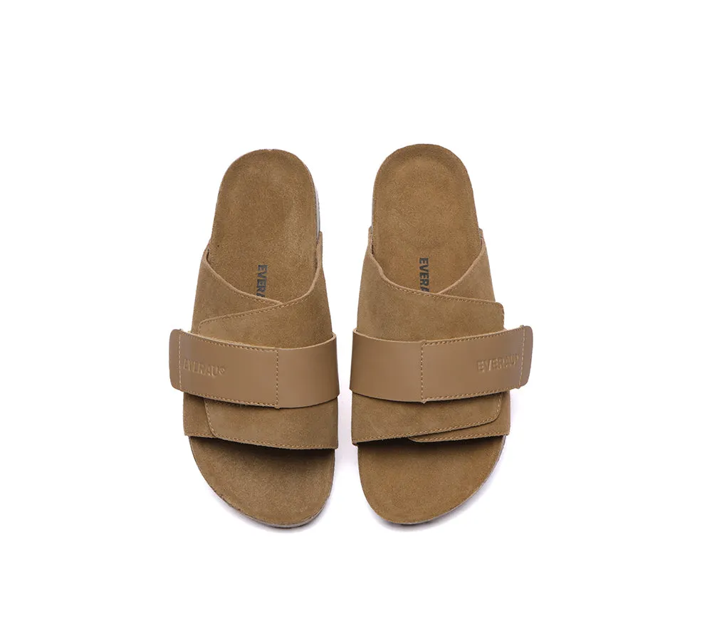 Adjustable Strap Embossed Slip-on Summer Sandal Slides Terrain