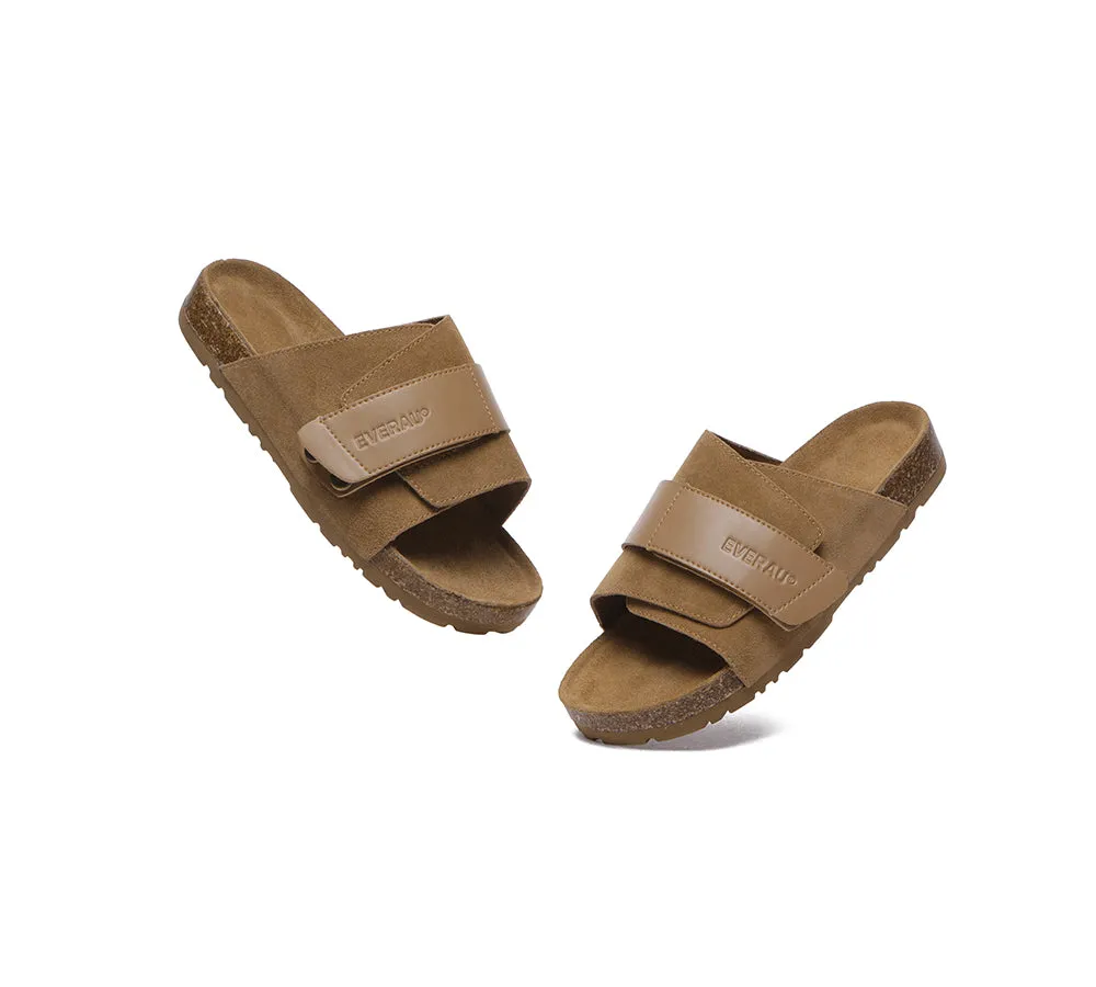 Adjustable Strap Embossed Slip-on Summer Sandal Slides Terrain