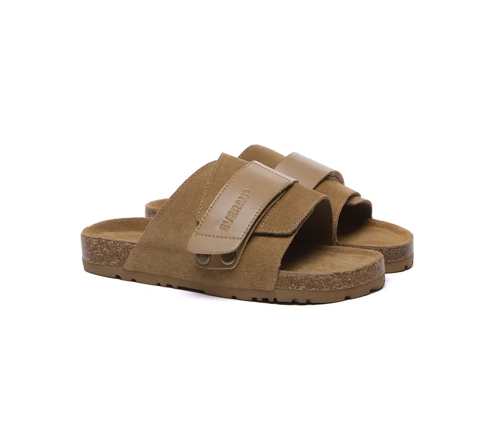 Adjustable Strap Embossed Slip-on Summer Sandal Slides Terrain