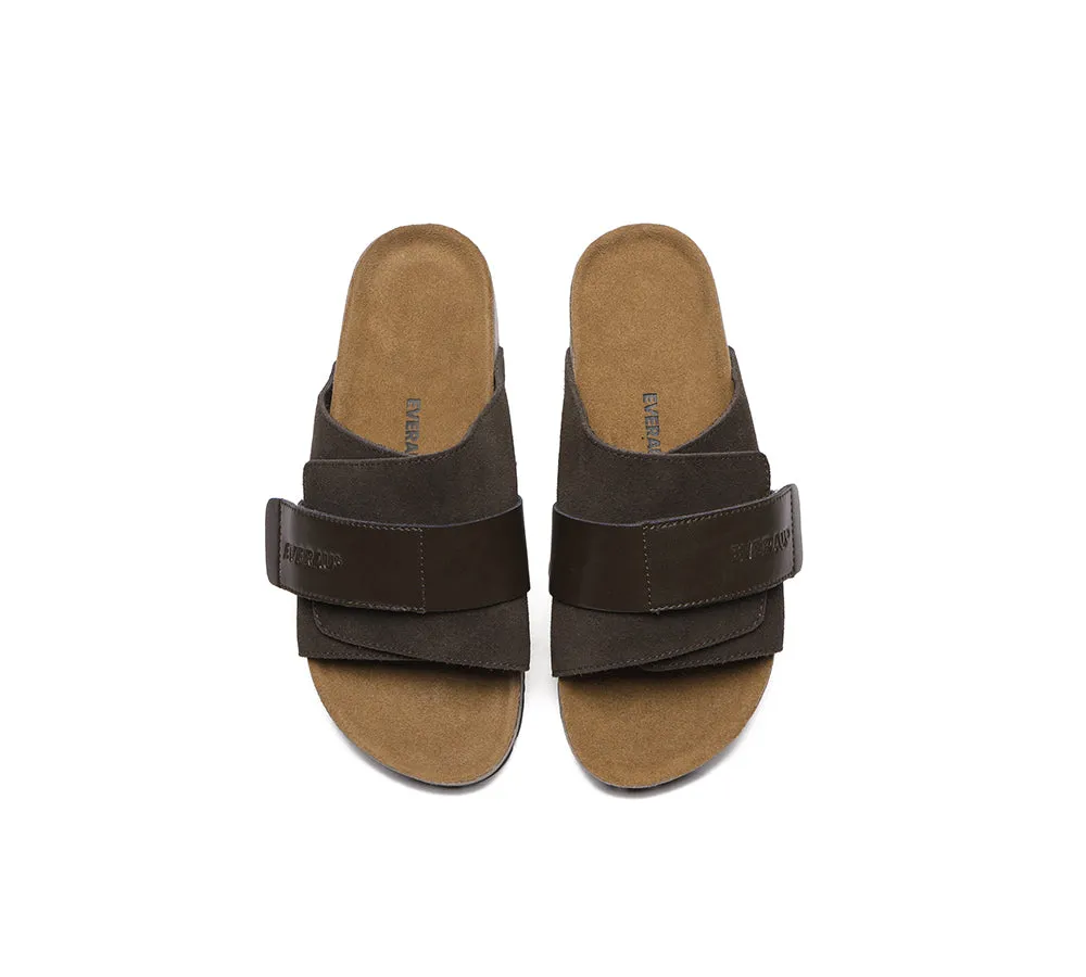 Adjustable Strap Embossed Slip-on Summer Sandal Slides Terrain