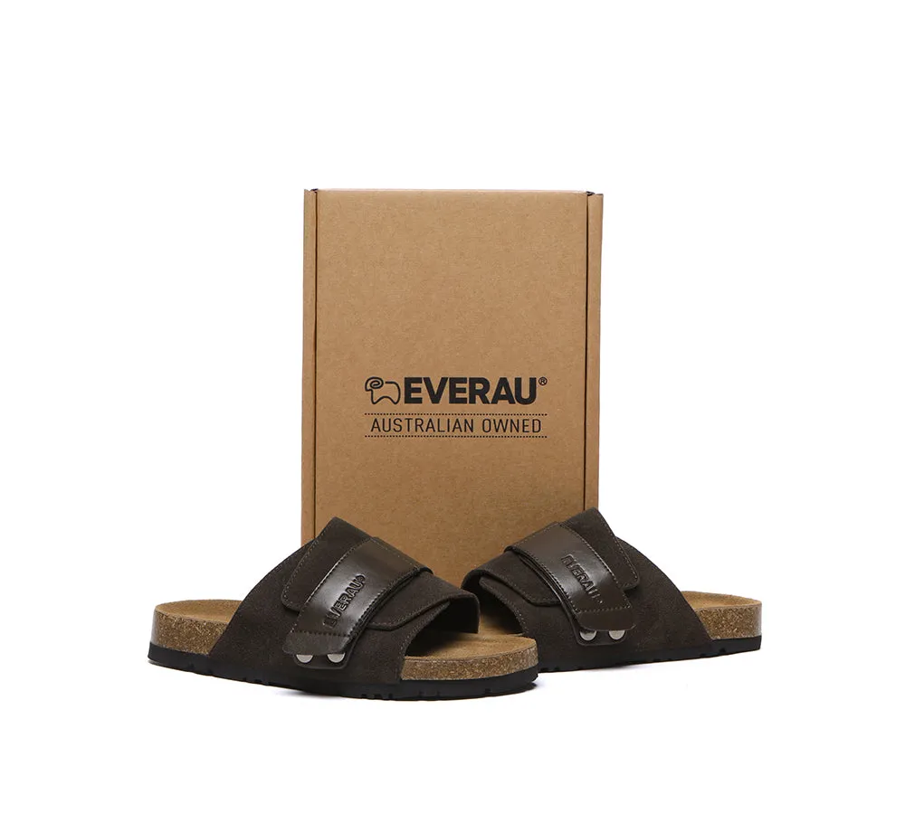 Adjustable Strap Embossed Slip-on Summer Sandal Slides Terrain