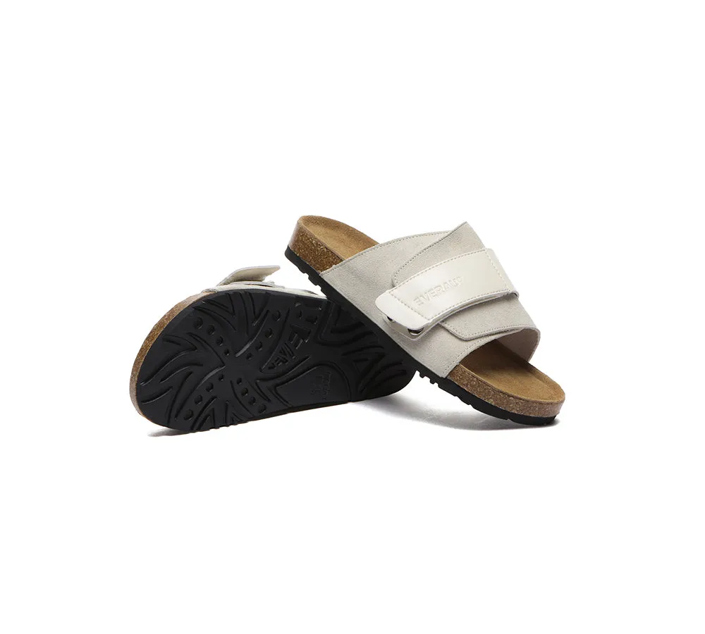 Adjustable Strap Embossed Slip-on Summer Sandal Slides Terrain