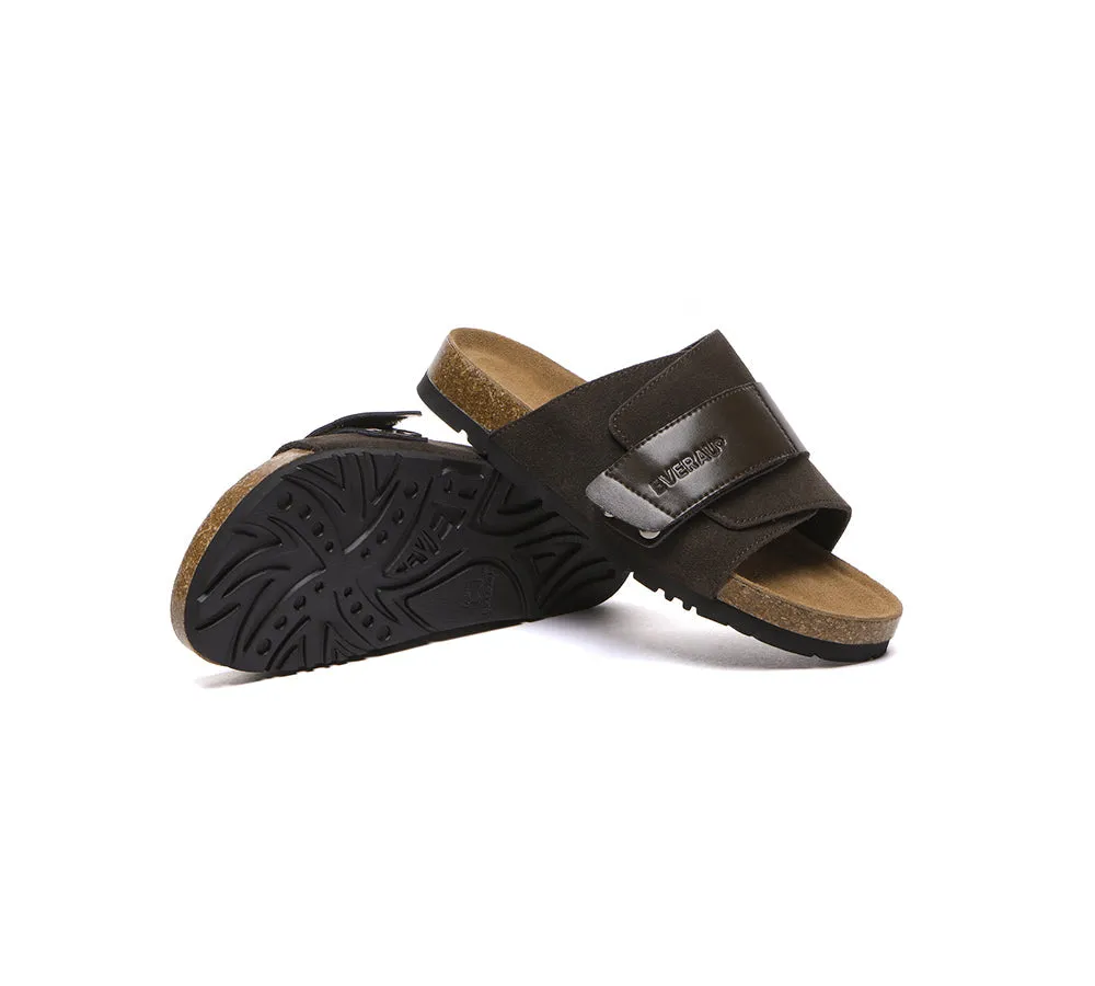 Adjustable Strap Embossed Slip-on Summer Sandal Slides Terrain
