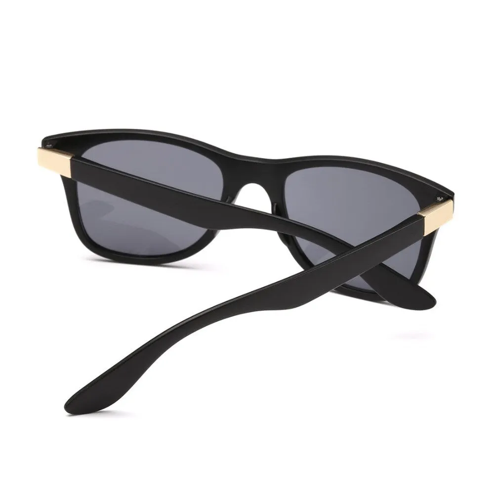 AEVOGUE Men's Sunglasses Aritificial Wood Grain Temple Brand Design Summer Style Unisex Sun Glasses Vintage
