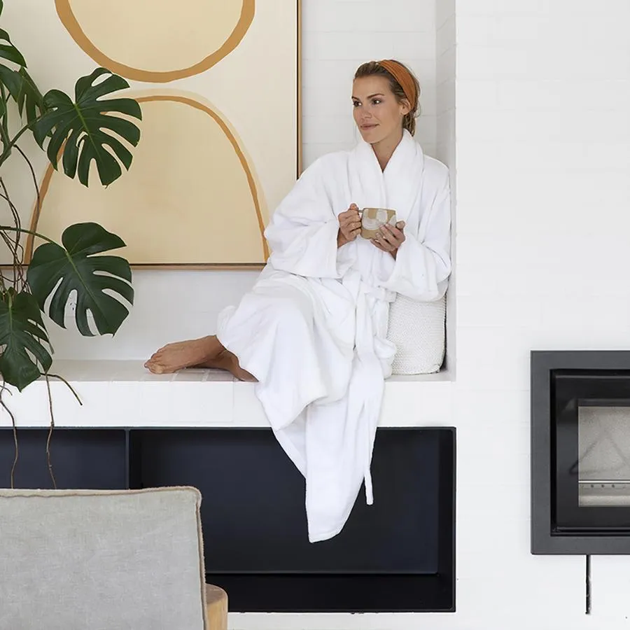 Bambury Microplush Bath Robe - 11 Colours