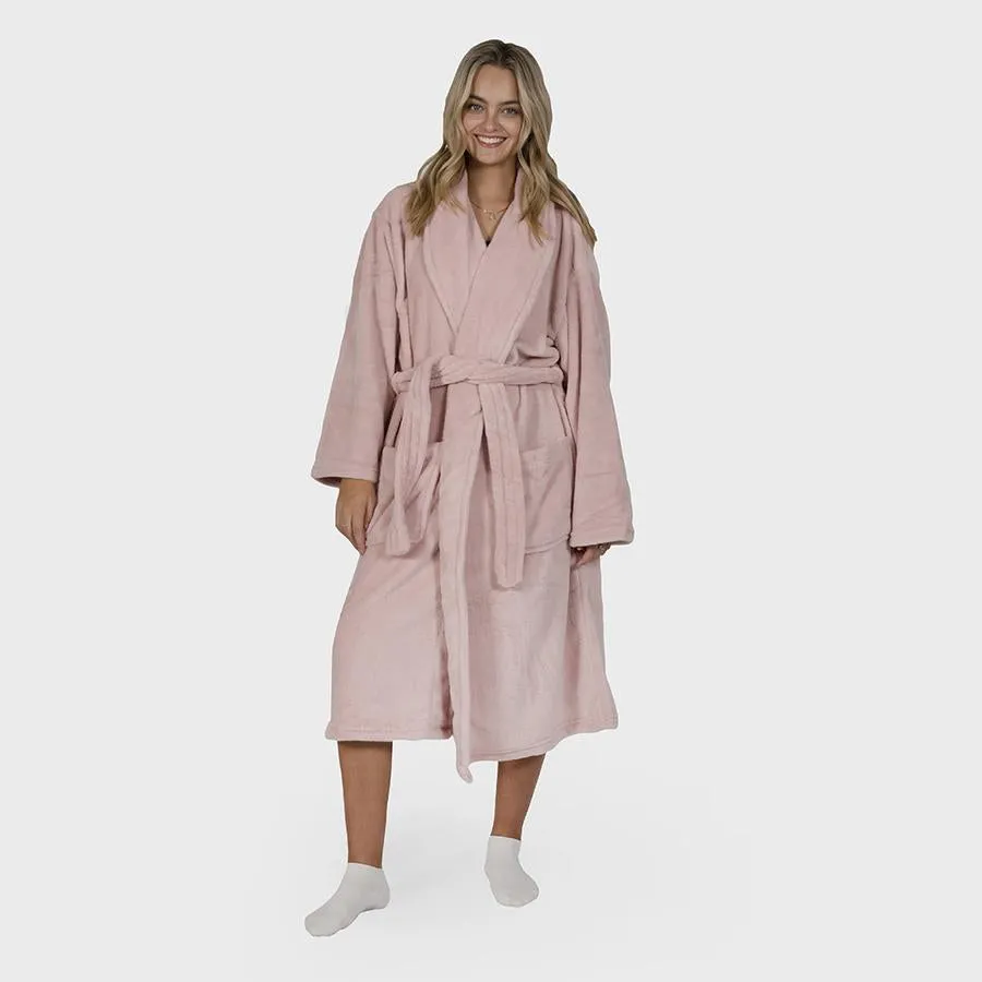 Bambury Microplush Bath Robe - 11 Colours
