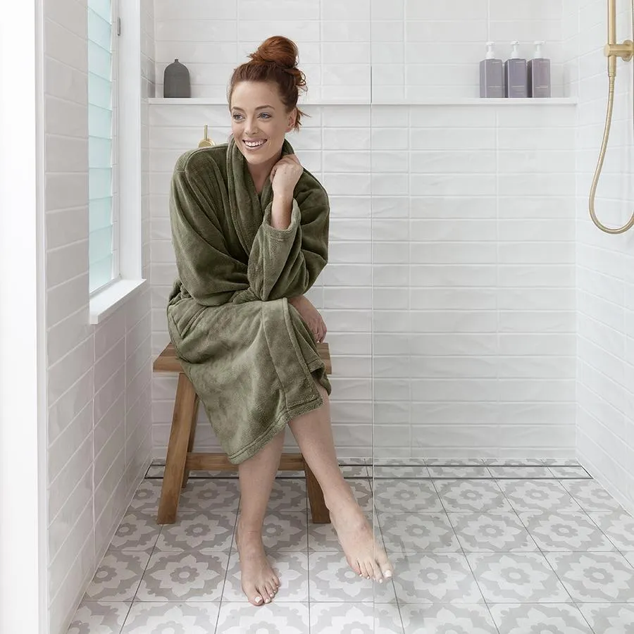 Bambury Microplush Bath Robe - 11 Colours