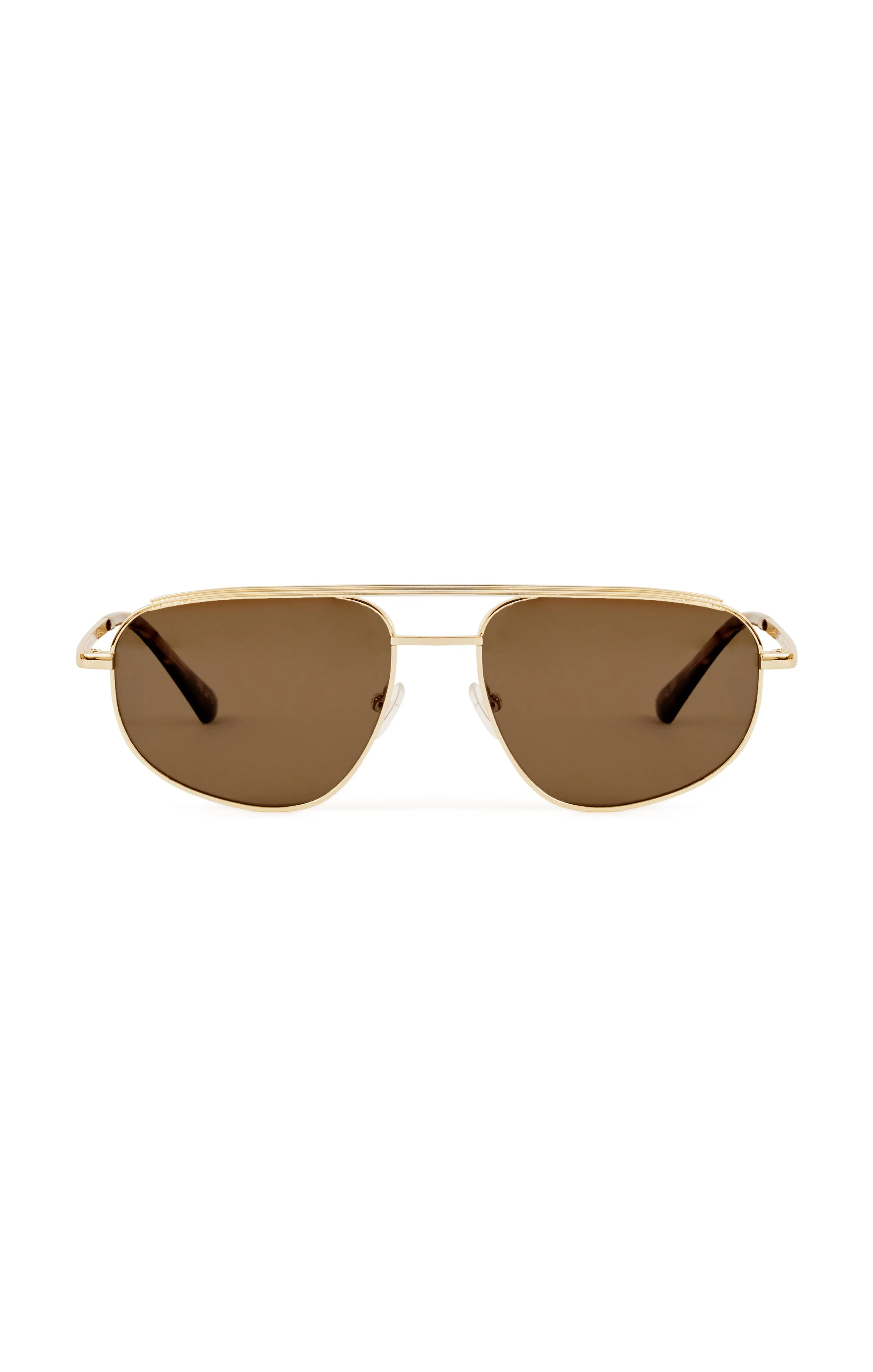 Banbé Eyewear The Halle Sunglasses ~ Gold/Brown