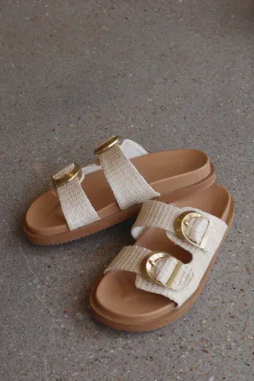 BILLINI : TAYO Natural Raffia Slide