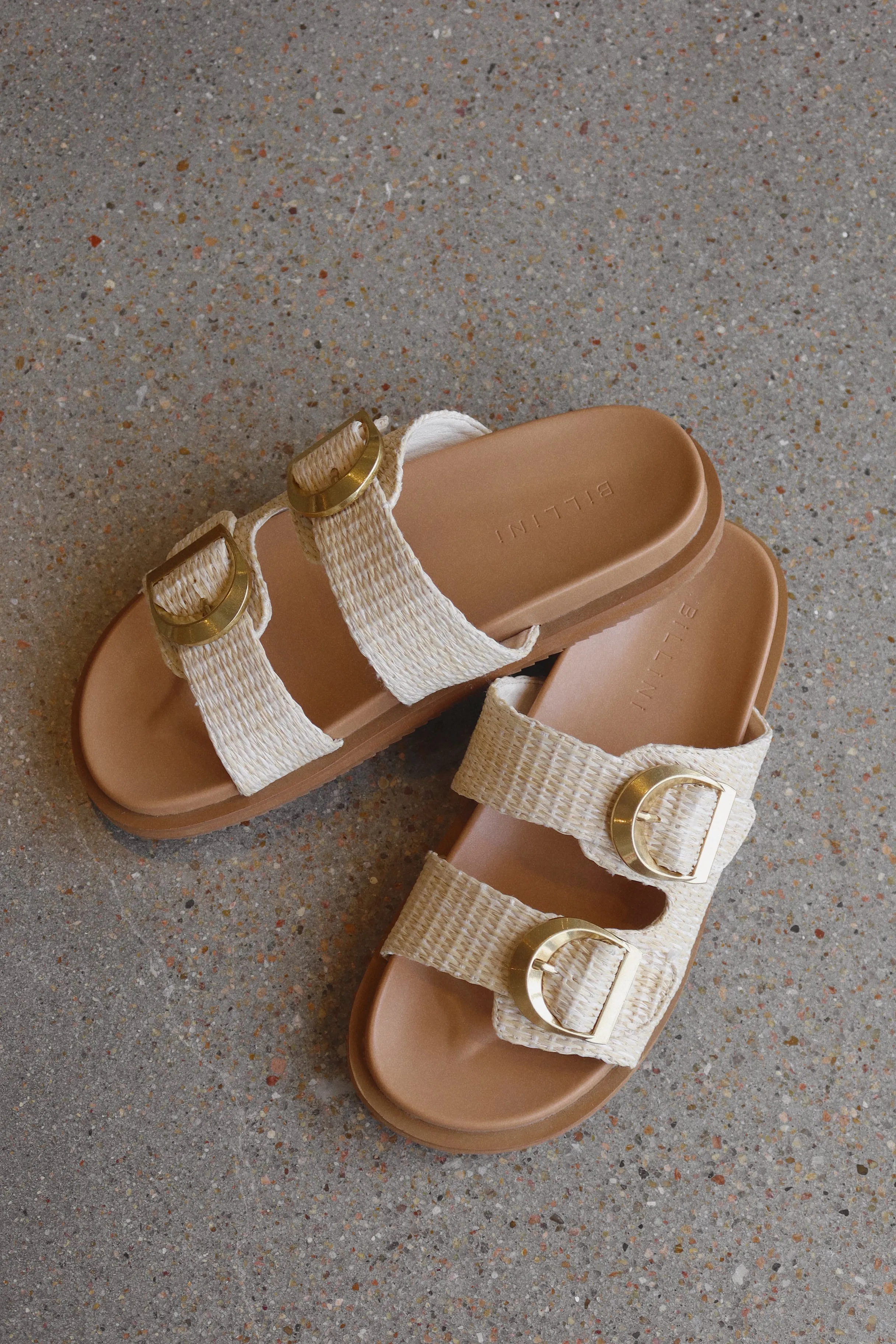 BILLINI : TAYO Natural Raffia Slide