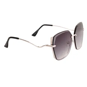 Black Beveled Edge Sunglasses