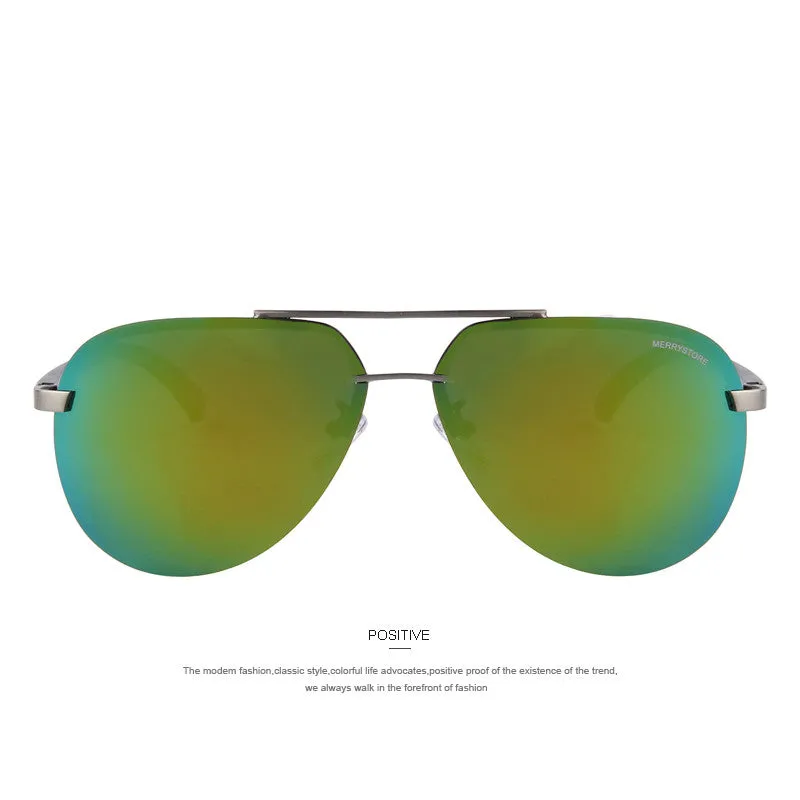 Brand Men 100% Polarized Aluminum Alloy Frame Sunglasses Fashion Men's Driving Sunglasses High quality