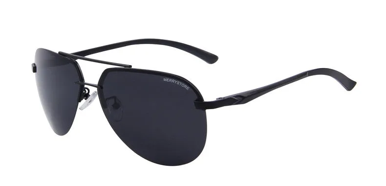Brand Men 100% Polarized Aluminum Alloy Frame Sunglasses Fashion Men's Driving Sunglasses High quality