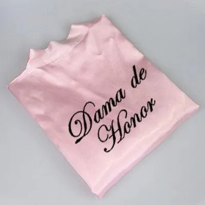Bride kimono Satin Robe Bridal Bachelorette  Party