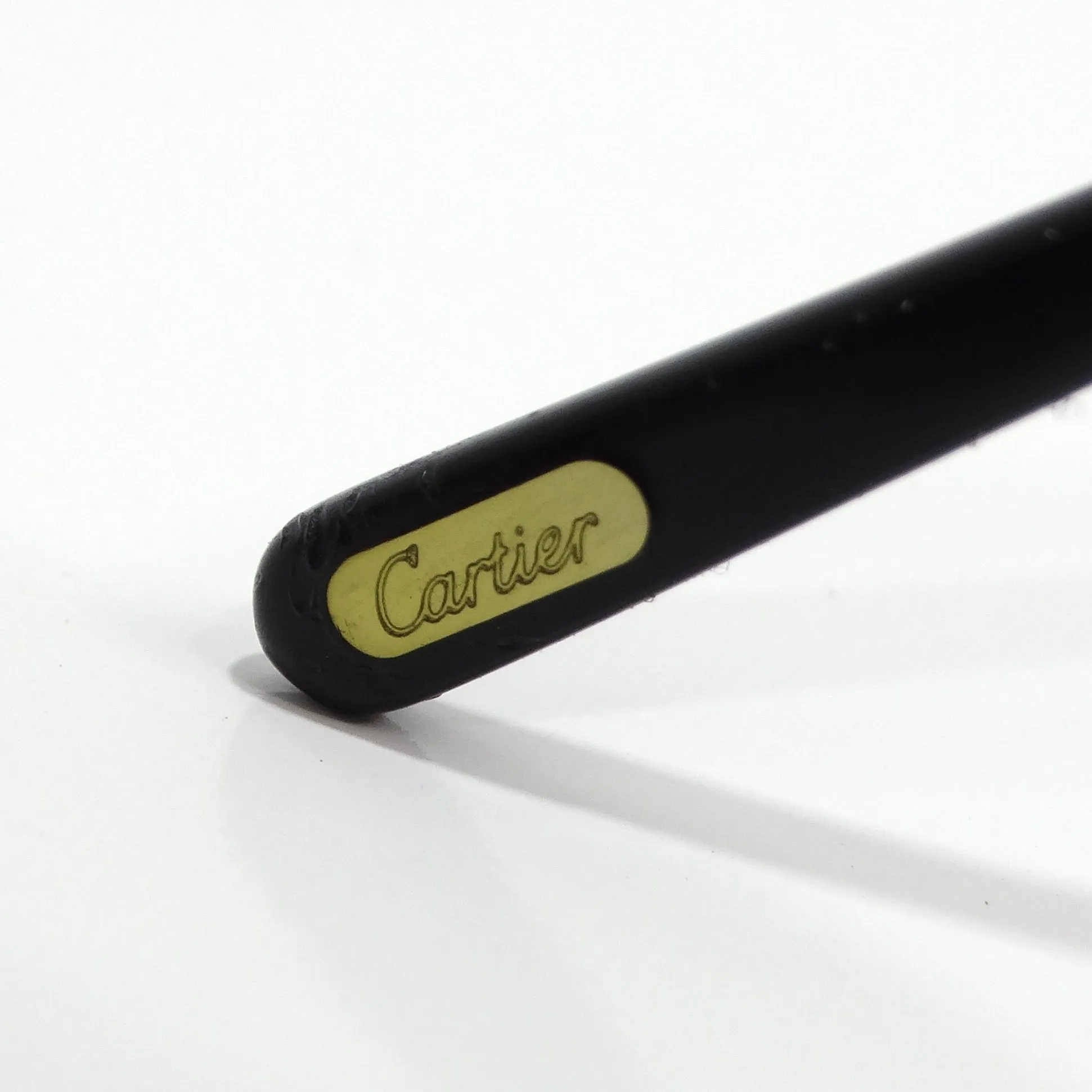 Cartier 1990s Silver Tone Rimless Sunglasses