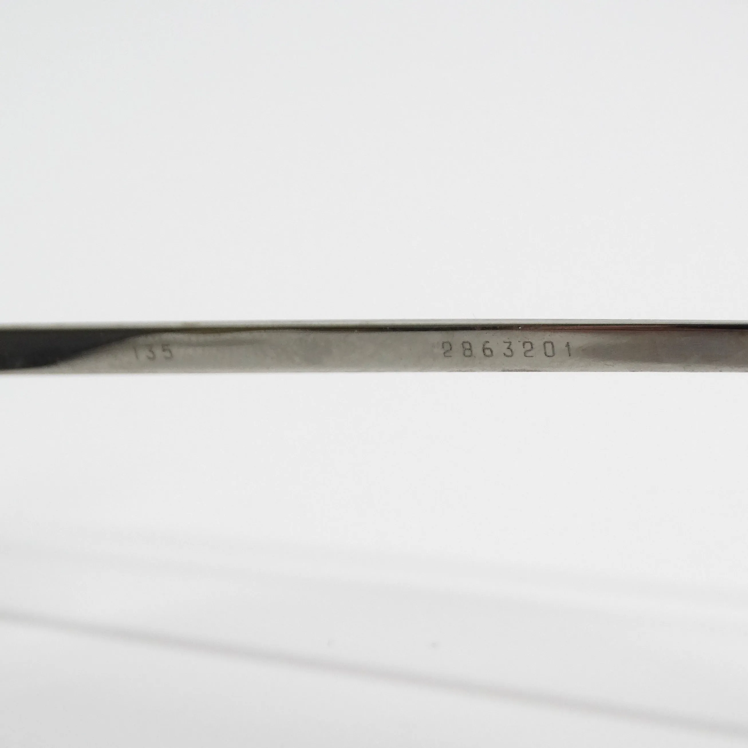 Cartier 1990s Silver Tone Rimless Sunglasses
