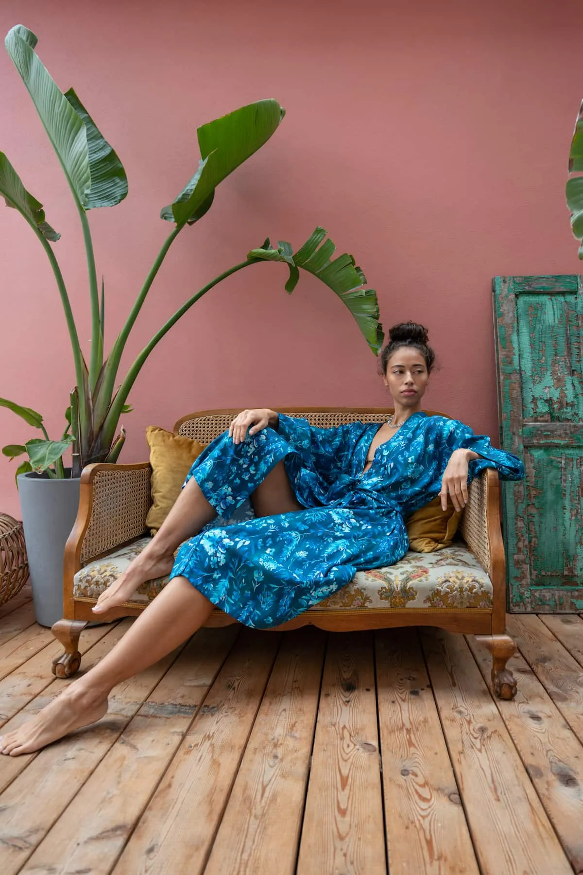 Cerulean Dream Kimono Robe