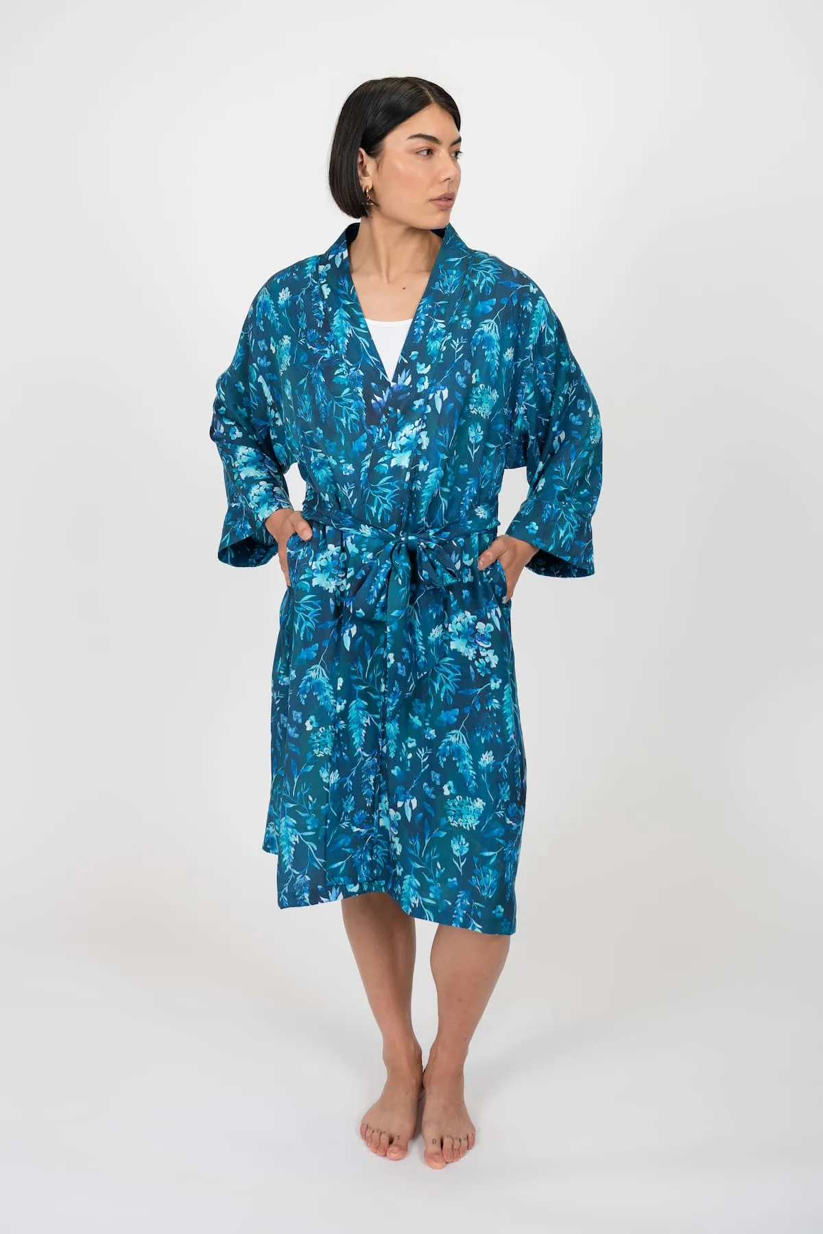 Cerulean Dream Kimono Robe