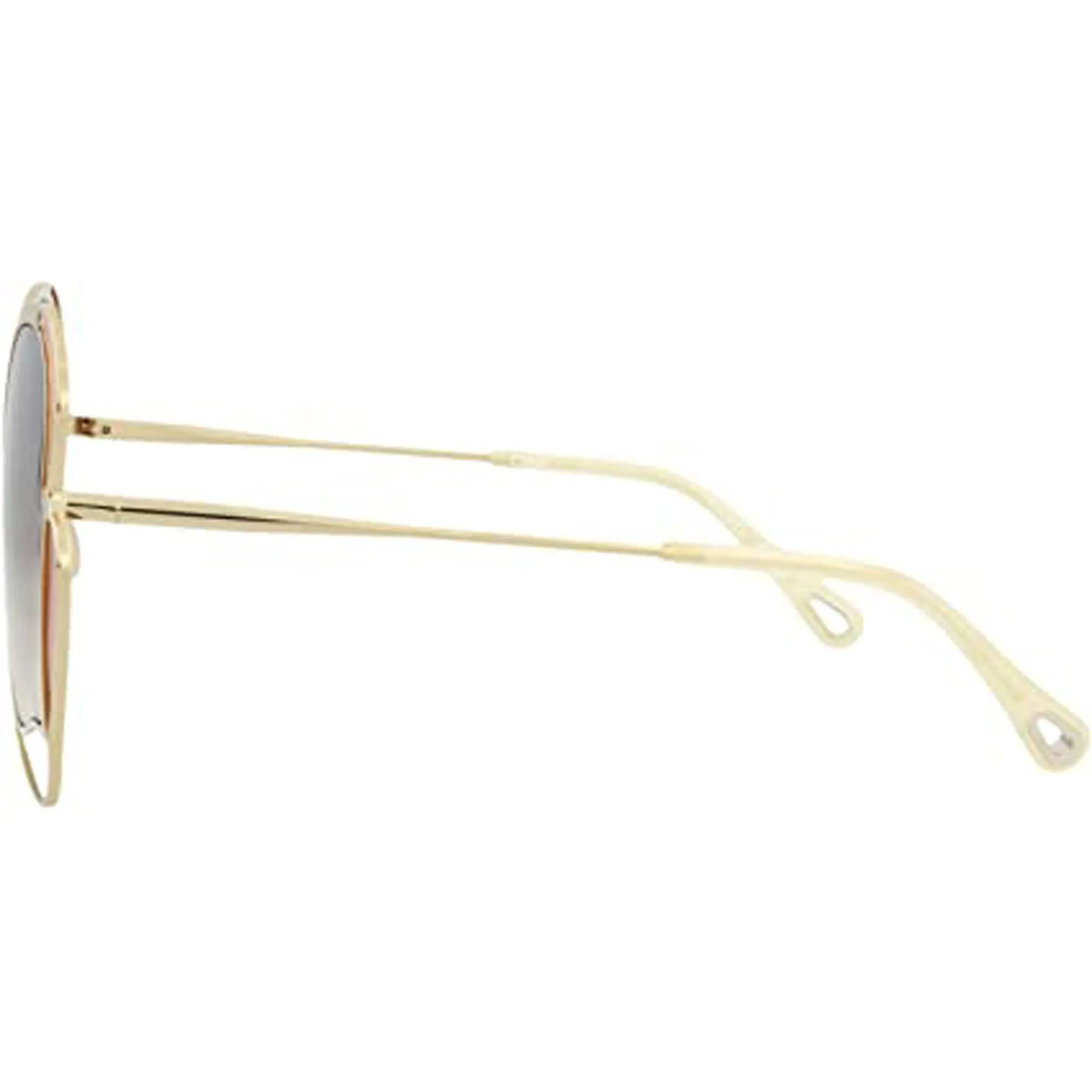Chloe Women's Sunglasses - Gold Full Rim Butterfly Metal Frame | CH0048S-30011230003