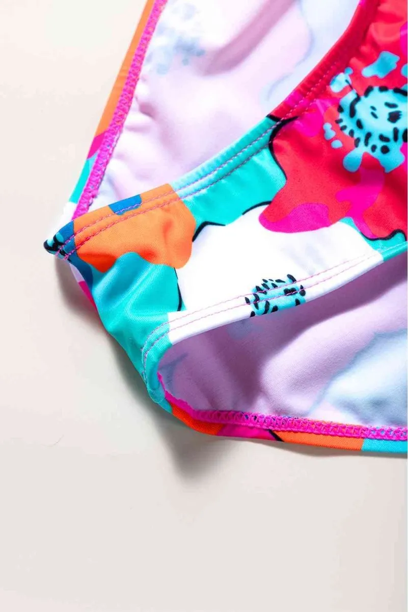 Coconut Cove Floral High Waisted Bikini