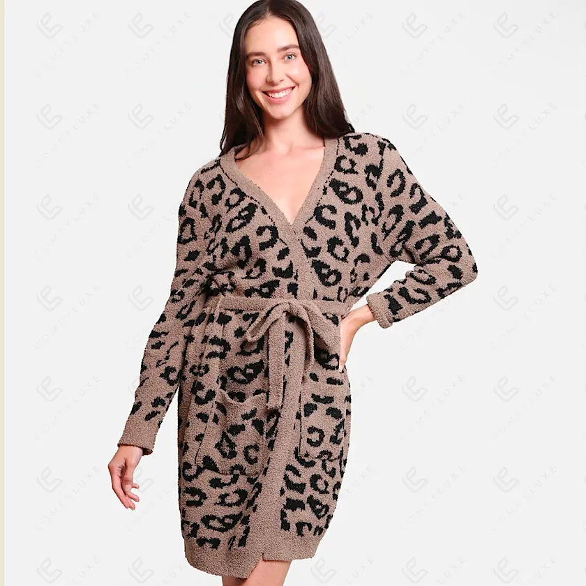 Comfy Luxe Leopard Robes