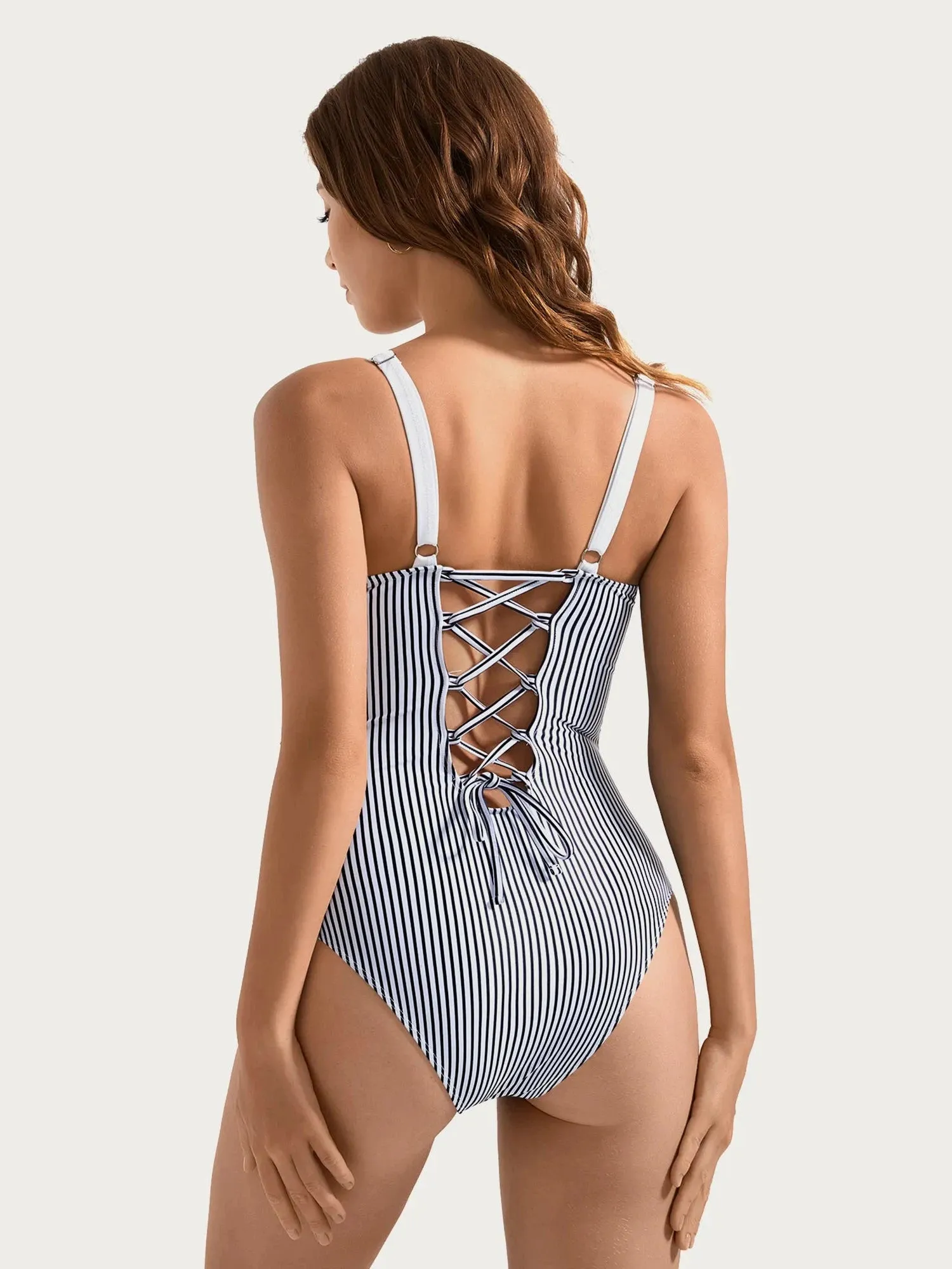 Crisscross Back Bathing Suit