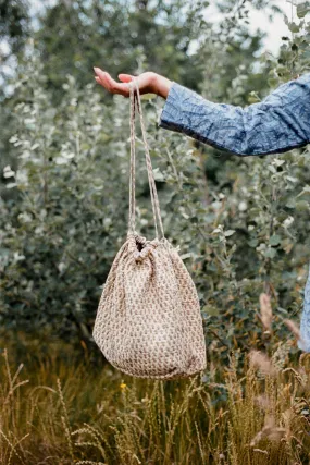 Dagmar Silk Travel Bag ~ ''Dawn Meadow''