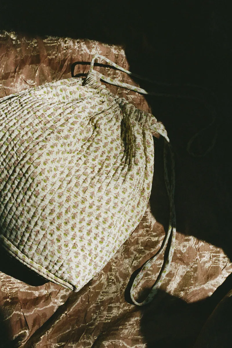 Dagmar Silk Travel Bag ~ ''Dawn Meadow''