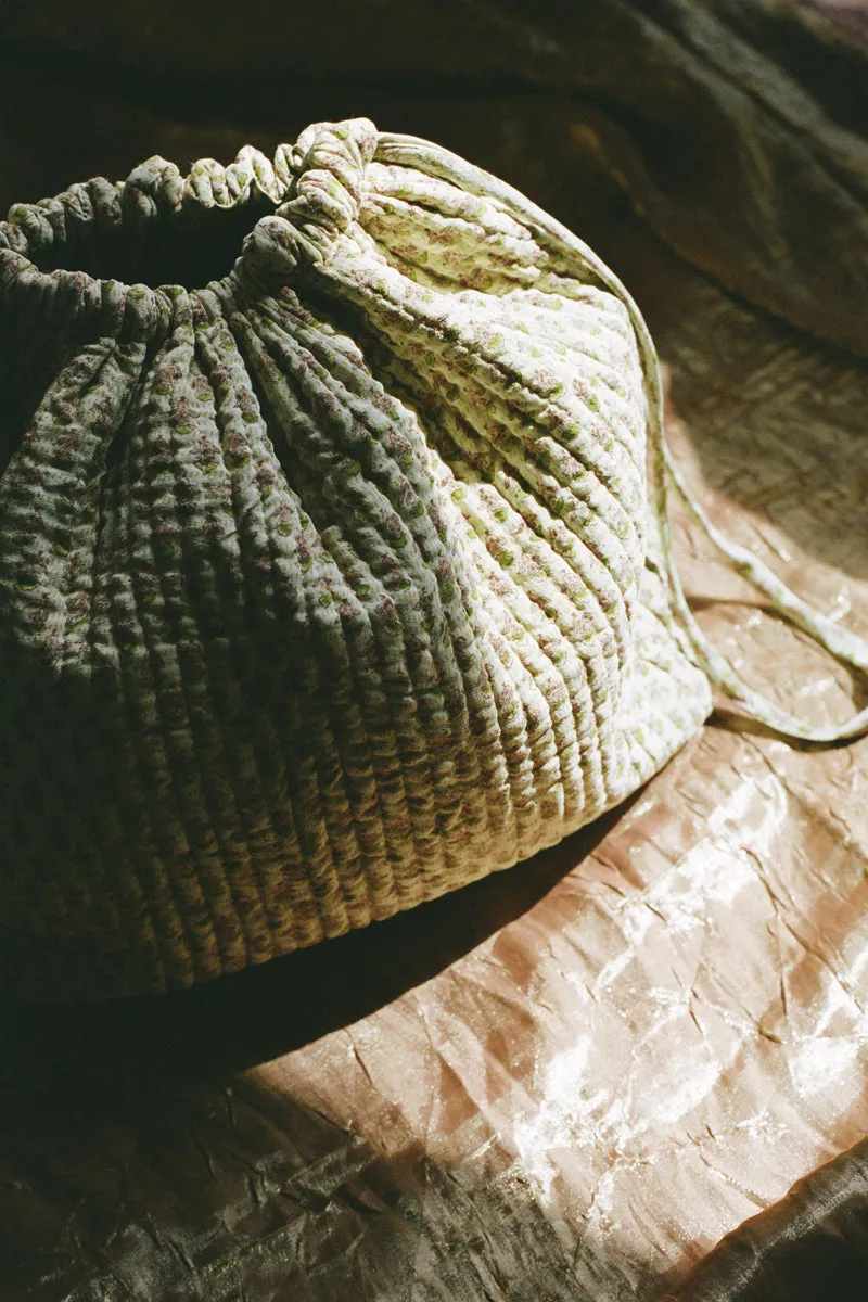 Dagmar Silk Travel Bag ~ ''Dawn Meadow''