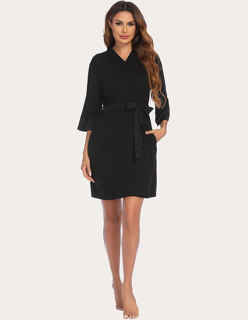 Ekouaer 3/4 Sleeve Robe (US Only)
