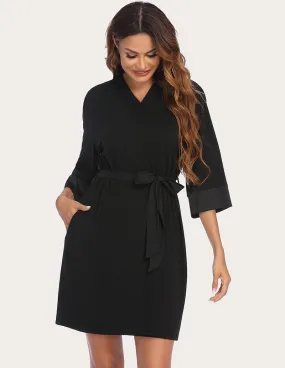 Ekouaer 3/4 Sleeve Robe (US Only)
