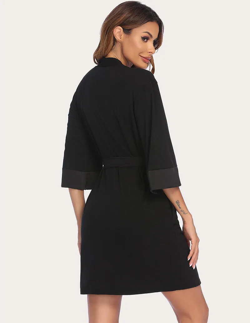 Ekouaer 3/4 Sleeve Robe (US Only)