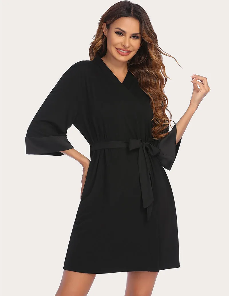 Ekouaer 3/4 Sleeve Robe (US Only)
