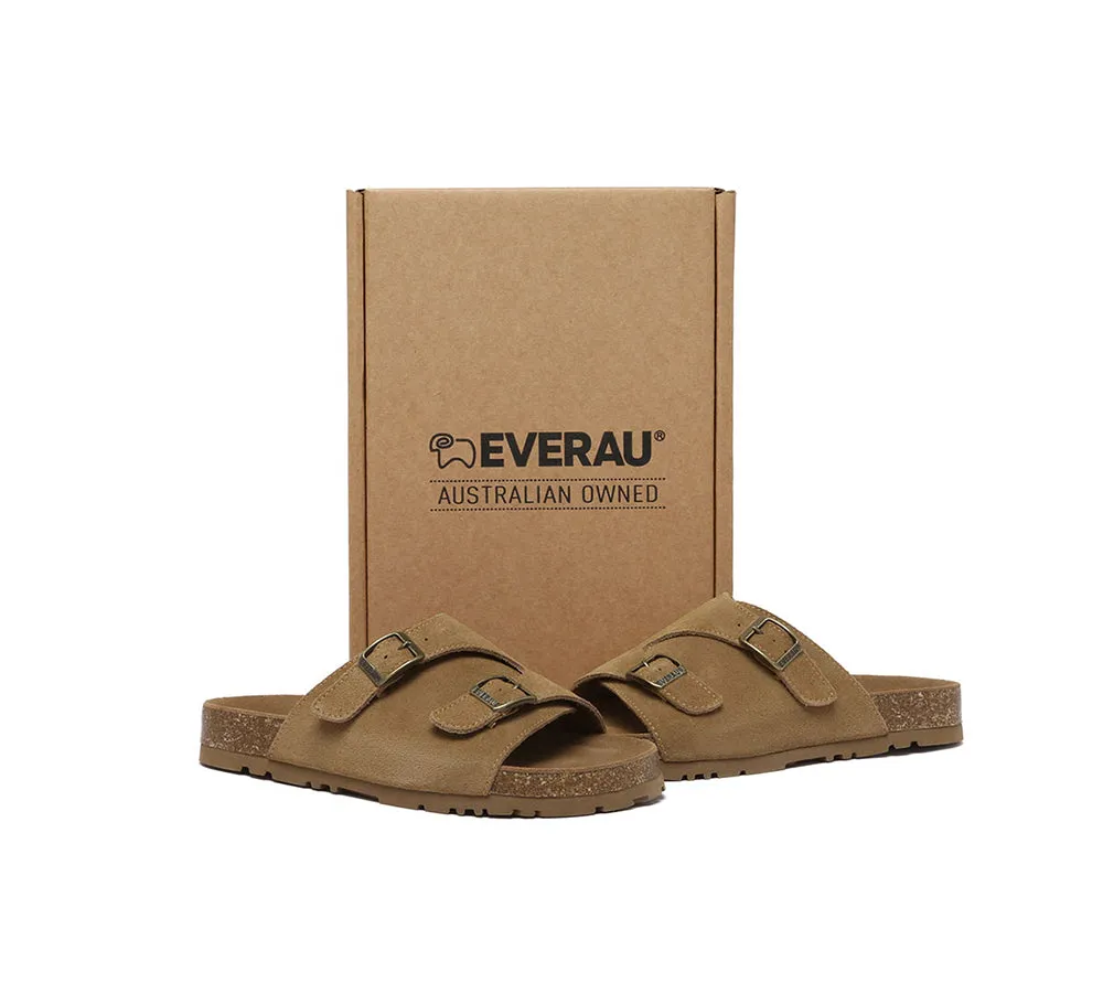 EVERAU® Adjustable Strap Slip-on Summer Sandal Slides Alexis