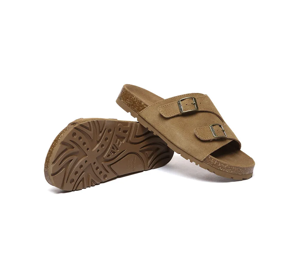 EVERAU® Adjustable Strap Slip-on Summer Sandal Slides Alexis