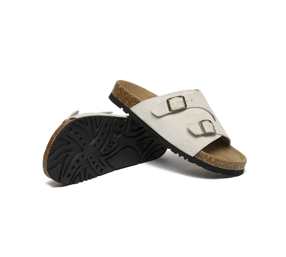 EVERAU® Adjustable Strap Slip-on Summer Sandal Slides Alexis