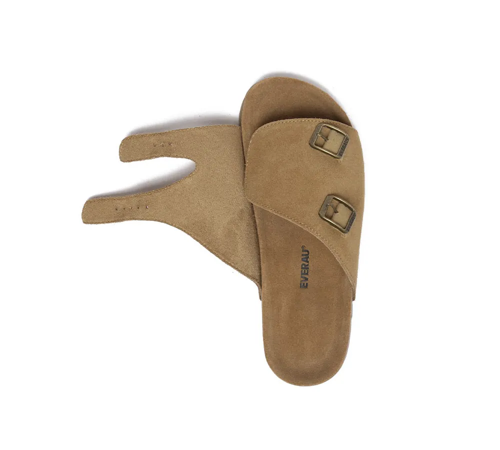 EVERAU® Adjustable Strap Slip-on Summer Sandal Slides Alexis