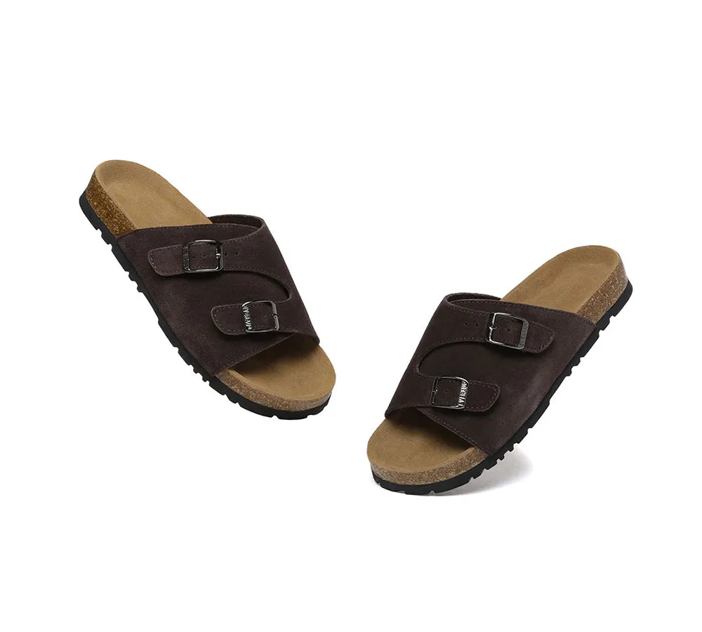 EVERAU® Adjustable Strap Slip-on Summer Sandal Slides Alexis