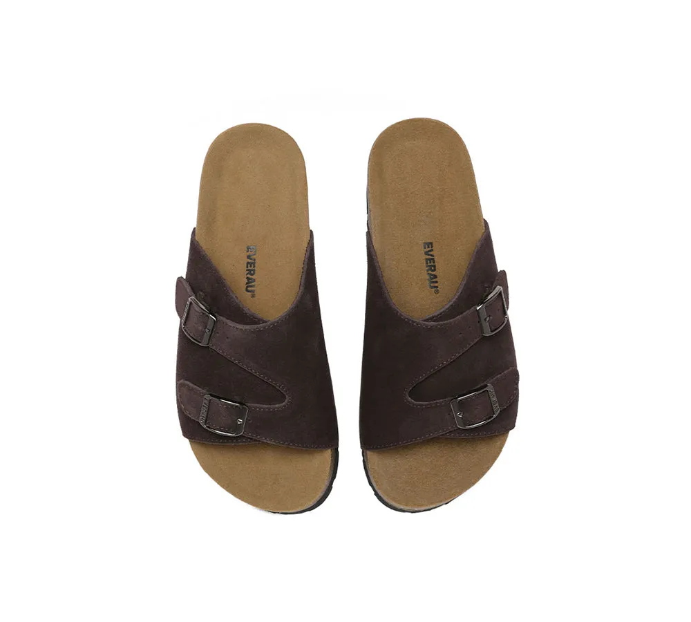 EVERAU® Adjustable Strap Slip-on Summer Sandal Slides Alexis