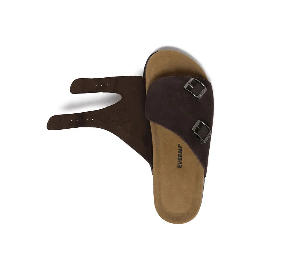 EVERAU® Adjustable Strap Slip-on Summer Sandal Slides Alexis