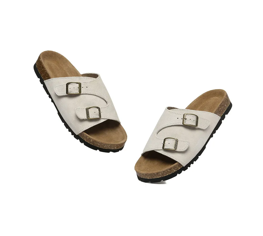 EVERAU® Adjustable Strap Slip-on Summer Sandal Slides Alexis