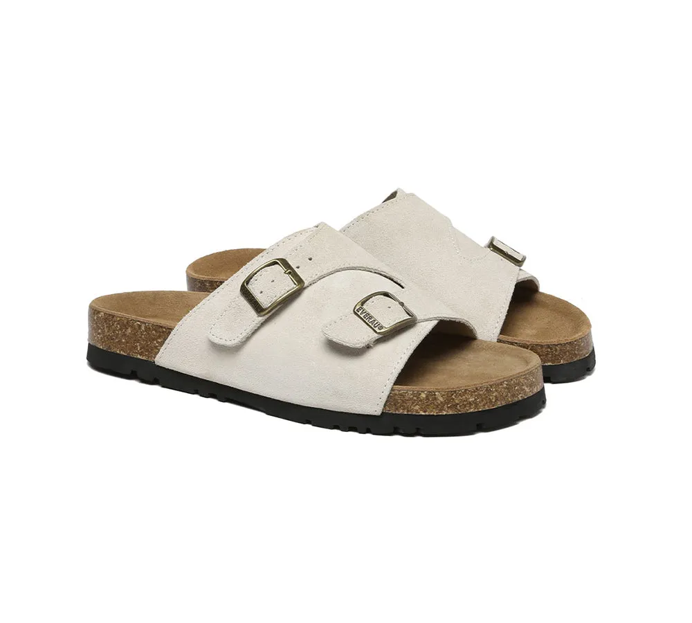 EVERAU® Adjustable Strap Slip-on Summer Sandal Slides Alexis